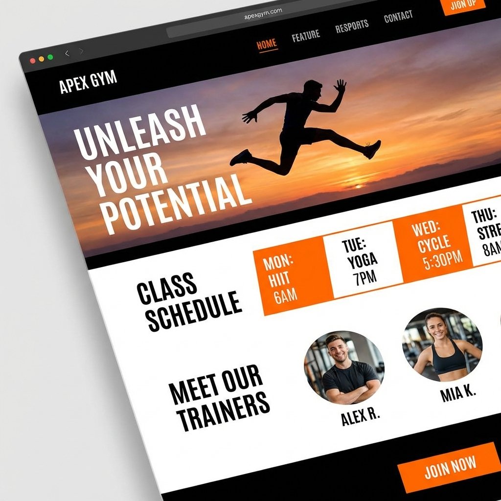 Fitness & Wellness Website